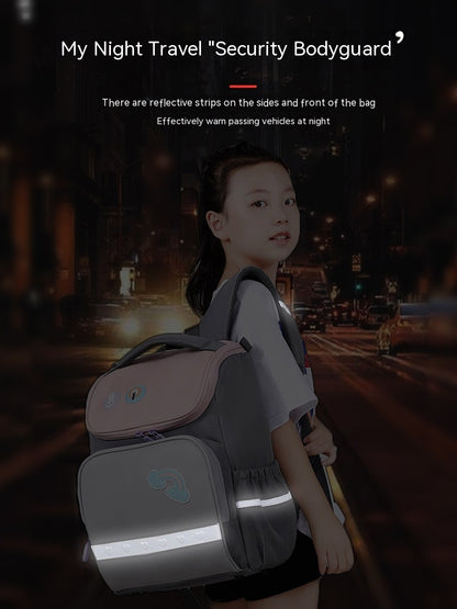 Portable Burden Alleviation Breathable Children's Backpack