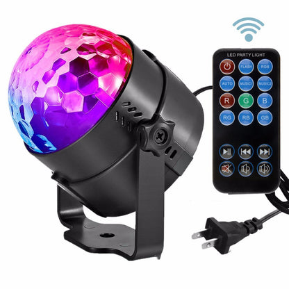 Remote control crystal small magic ball KTV flash