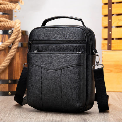 Business Men's Leather Single-shoulder Bag