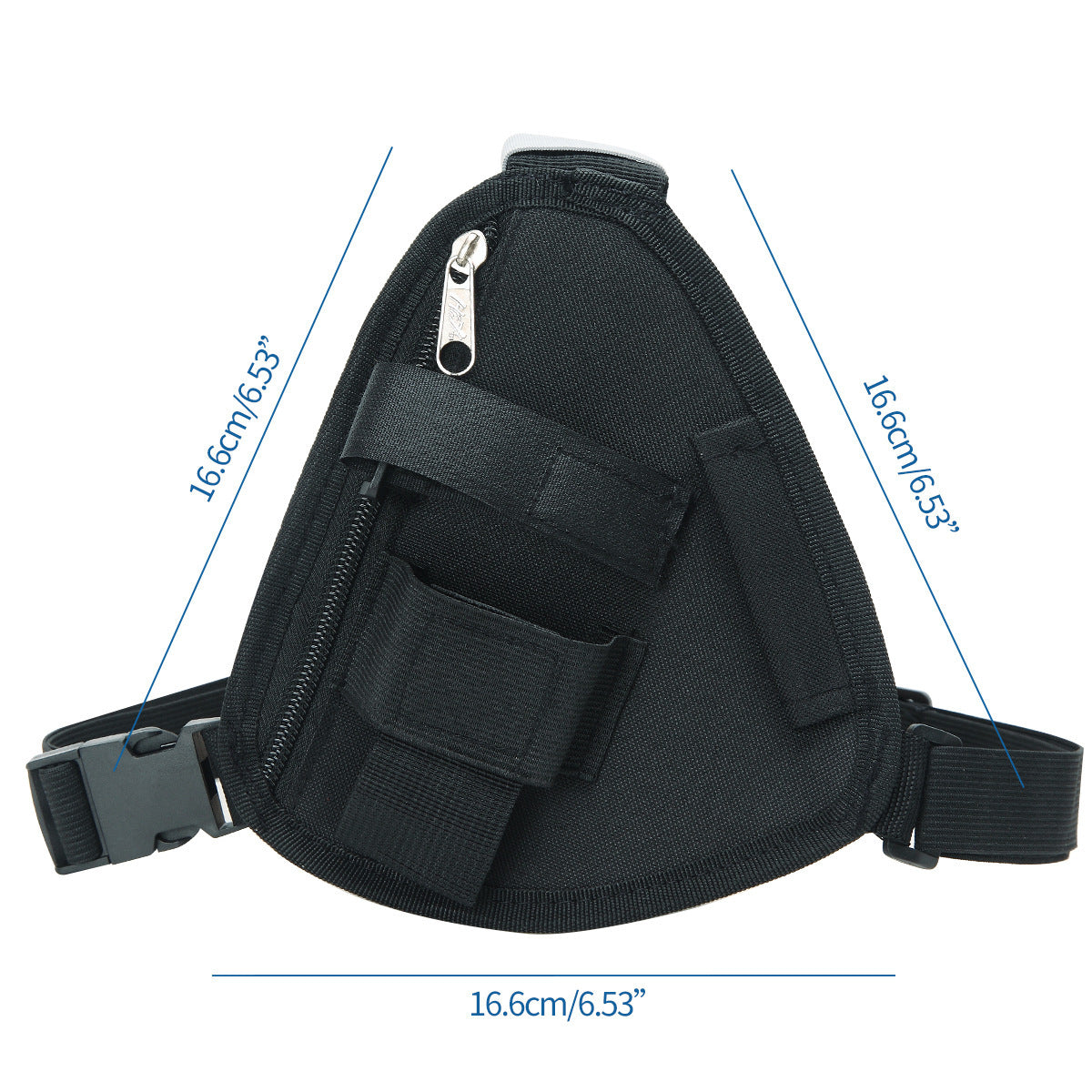 Walkie-Talkie Black Triangle Backpack Multifunctional Portable