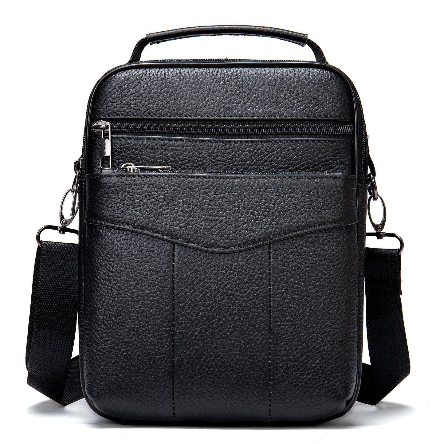 Business Men's Leather Single-shoulder Bag