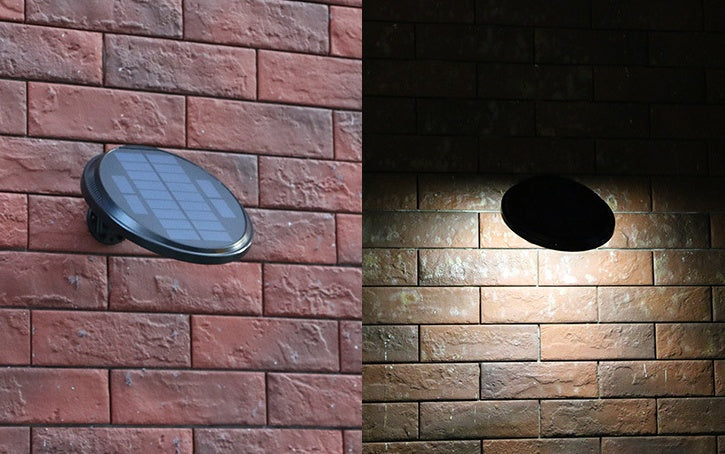 Outdoor solar wall lights