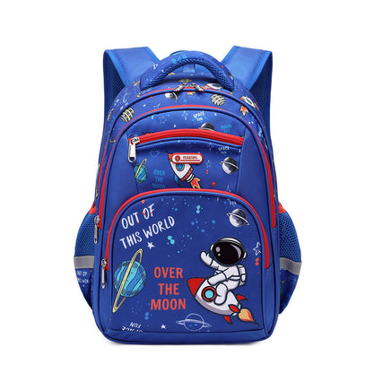 Primary School Boys Large Capacity Children's Backpack Space Schoolbag