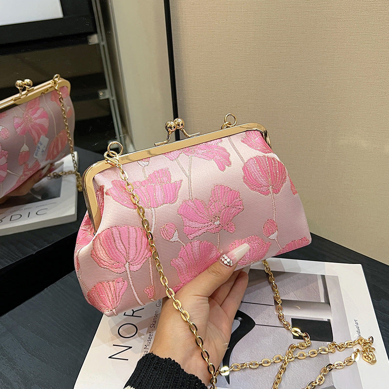 Shell Chain Flower Shoulder Bag Fashion