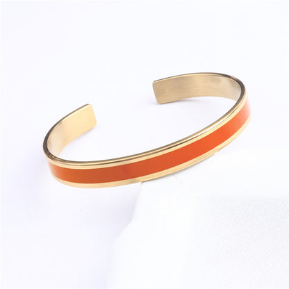 Fashion Colorful Electroplated Stainless Steel Bracelet