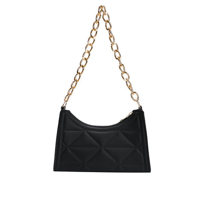 Diamond Retro Textured Bag Women's Chain