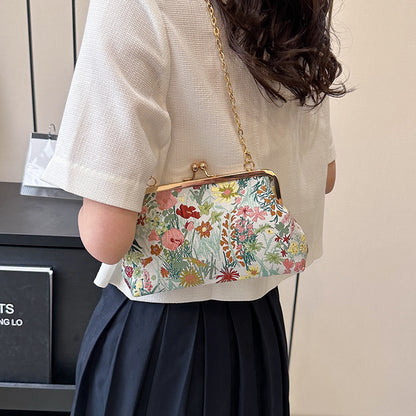 Shell Chain Flower Shoulder Bag Fashion