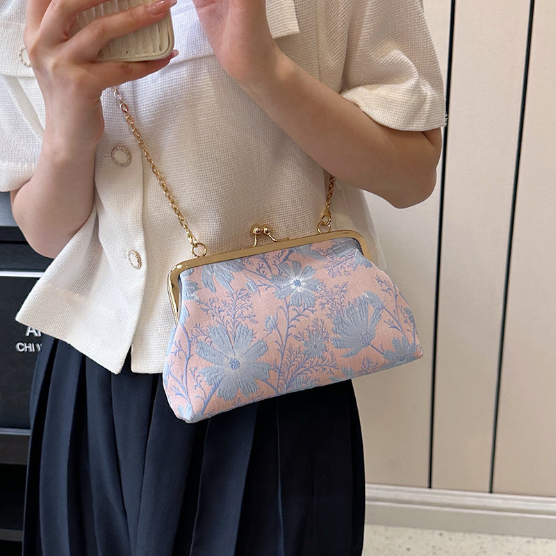 Shell Chain Flower Shoulder Bag Fashion