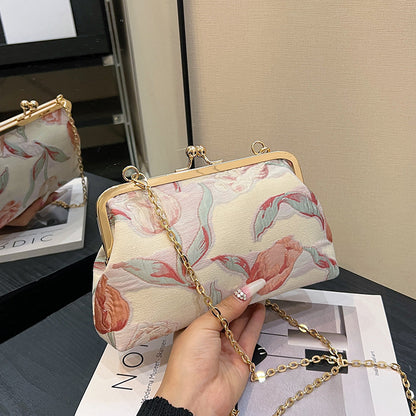 Shell Chain Flower Shoulder Bag Fashion