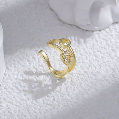 Micro-inlaid Full Diamond Super Non-pierced Ear Bone Clip