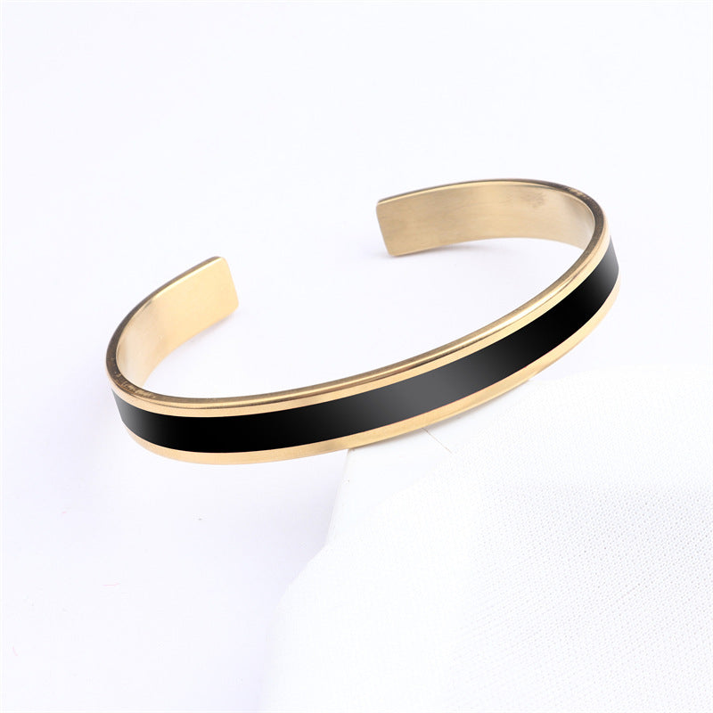 Fashion Colorful Electroplated Stainless Steel Bracelet