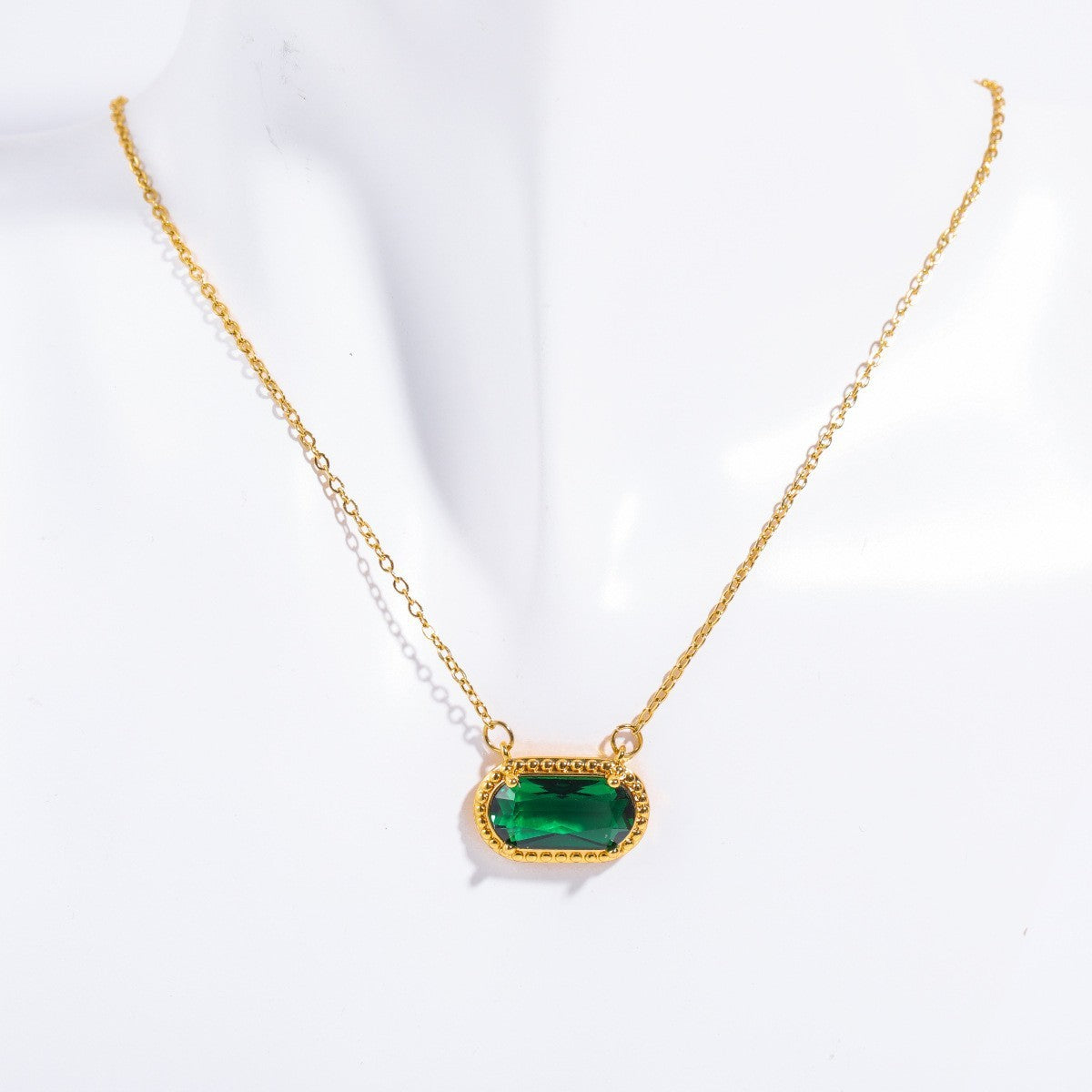 Twelve Birthstone Color Zircon Necklace