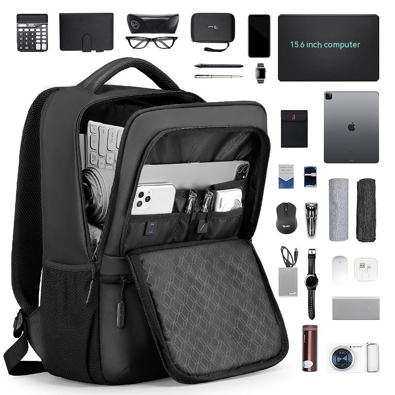 Computer Bag 156-inch Men's Business Backpack Large Capacity Business Trip Travel Backpack