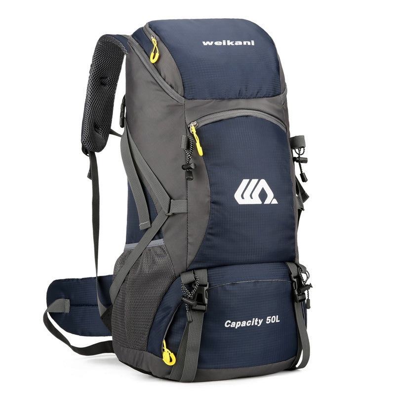 Men And Women On Foot Camping Bag