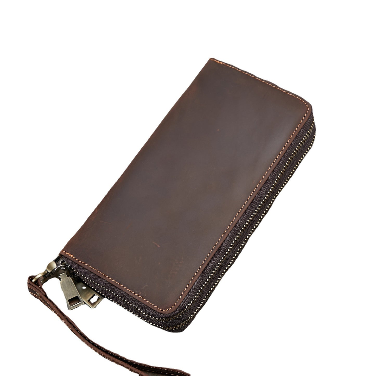 Men's Wallet Genuine Leather Fashion Retro Long Wallet