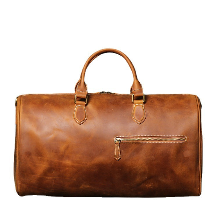 Retro One-shoulder Men's Portable Travel Bag