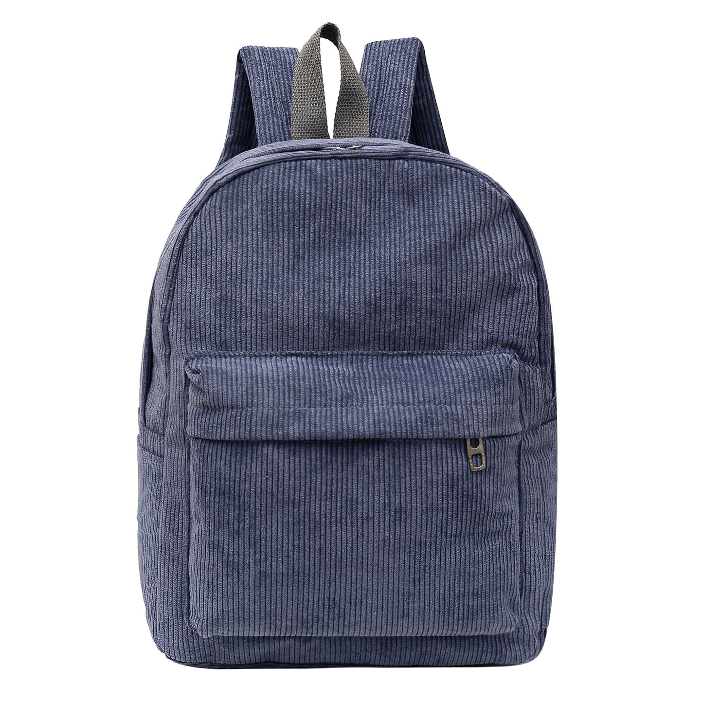 Large Capacity Multi-purpose College Style New Corduroy Front Pocket Unisex Backpack